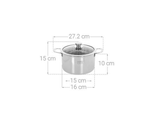 Bộ 3 Nồi Inox Đa Lớp Nguyên Khối GCS256-T1 Green Cook ảnh 7