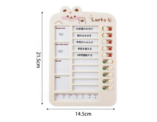 Bảng Kế Hoạch Học Tập 14.5x21.5cm Sportslink ảnh 2