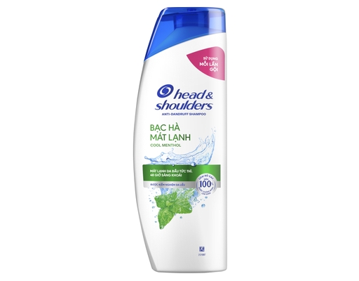 Dầu Gội Bạc Hà Mát Lạnh Cool Menthol Anti-Dandruff 350ml Head & Shoulders ảnh 0