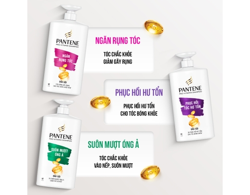 Dầu Gội Ngăn Rụng Tóc Pro-V Shampoo Hair Fall Control 650g Pantene ảnh 5