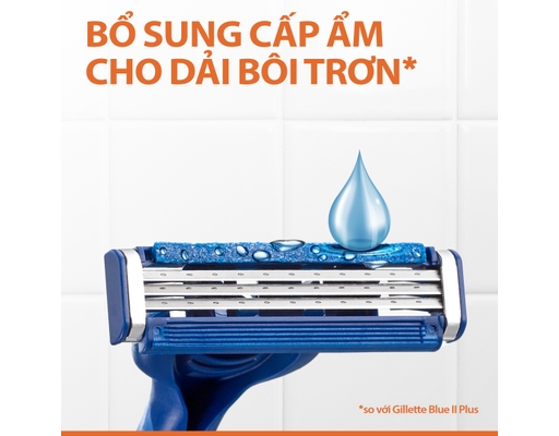 Dao Cạo 3 Lưỡi Dao Blue III Comfort 4 Cây GILLETTE ảnh 3