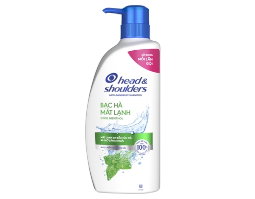 Dầu Gội Bạc Hà Mát Lạnh Cool Menthol Anti-Dandruff 850ml Head & Shoulders ảnh 0
