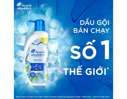 Dầu Gội Giúp Làm Sạch Gàu Băng Lạnh Sub Zero Sensation 800ml Head & Shoulders ảnh 5