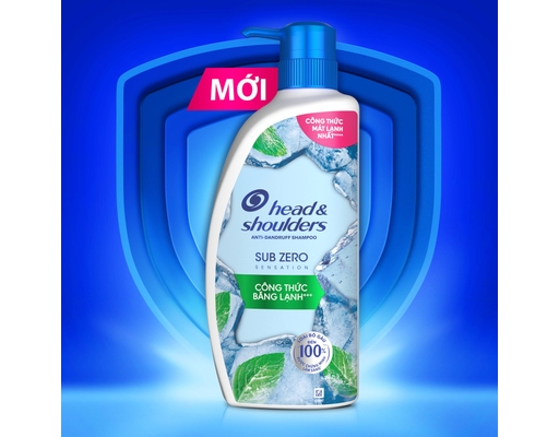 Dầu Gội Giúp Làm Sạch Gàu Băng Lạnh Sub Zero Sensation 550ml Head & Shoulders ảnh 7