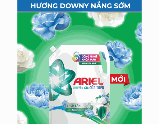 Nước Giặt Cửa Trên Hương Downy Hoa Oải Hương - 3.2kg/3.65kg Ariel ảnh 1