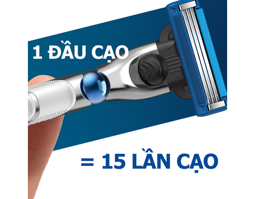 Dao Cạo Mach3 Turbo 3D - 1 Cán Và 2 Đầu Cạo GILLETTE ảnh 2