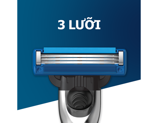 Dao Cạo Mach3 Turbo 3D - 1 Cán Và 2 Đầu Cạo GILLETTE ảnh 3