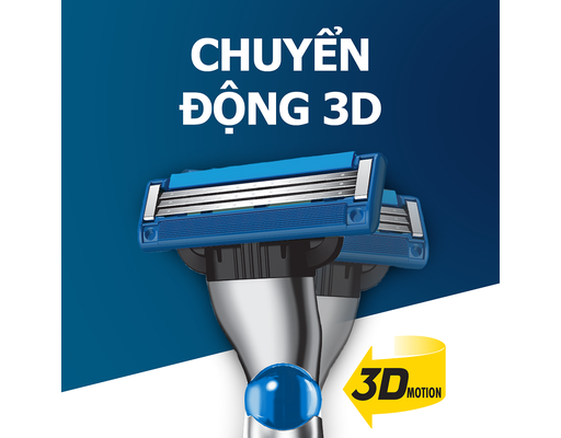 Dao Cạo Mach3 Turbo 3D - 1 Cán Và 2 Đầu Cạo GILLETTE ảnh 4