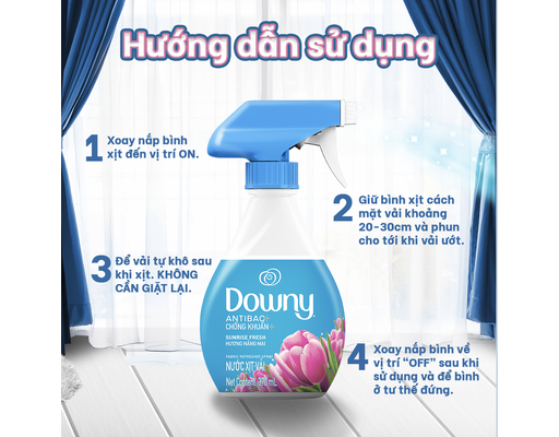 Xịt Vải Hương Đam Mê 370ml Downy ảnh 4
