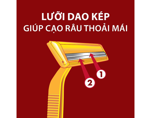 Dao Cạo Super Thin II Long Handle - 8 + 2 Cây GILLETTE ảnh 4