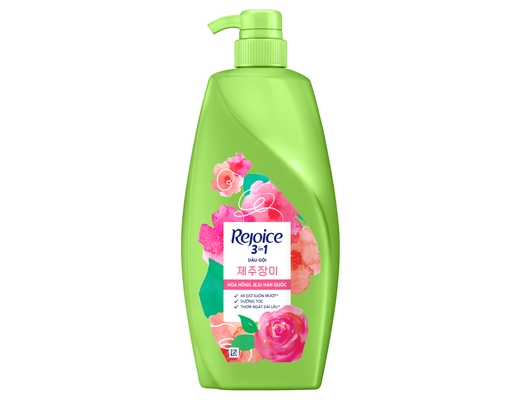 Dầu Gội Hoa Hồng Jeju Thơm Mềm Mượt 630ml Rejoice ảnh 0