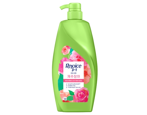 Dầu Gội Hoa Hồng Jeju Thơm Mềm Mượt 900ml Rejoice ảnh 0