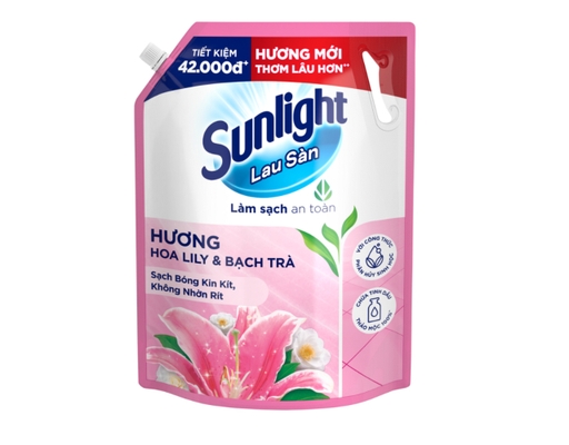 Nước Lau Sàn Lily & Bạch Trà 3.6kg Sunlight ảnh 0