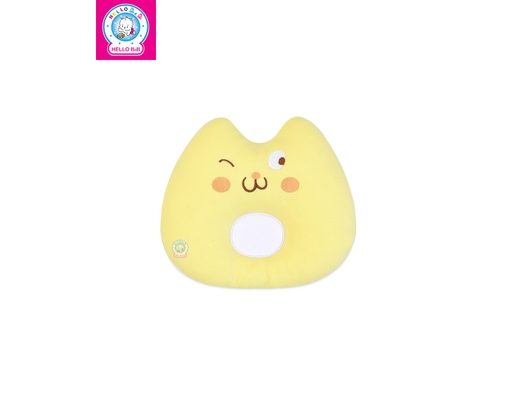 Gối Lõm Định Hình Đầu Bé Hình Bé Mèo PK0772 Freesize Nền Vàng, Xanh Biển, Trắng HELLO BnB ảnh 1