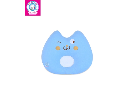 Gối Lõm Định Hình Đầu Bé Hình Bé Mèo PK0772 Freesize Nền Vàng, Xanh Biển, Trắng HELLO BnB ảnh 2