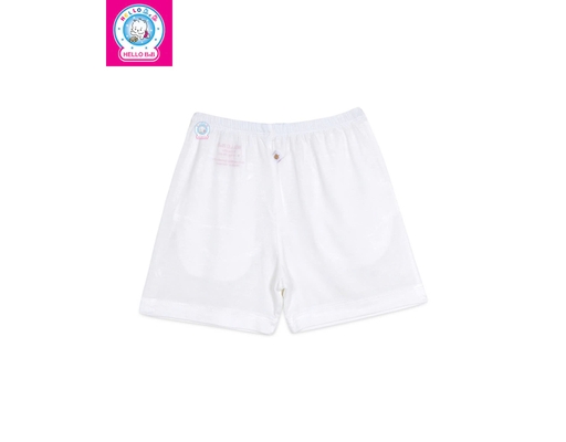 Quần Short Có Túi Chất Liệu Bamboo QL0071 Cho Bé 36 Tháng Tuổi Màu Trắng HELLO BnB ảnh 1