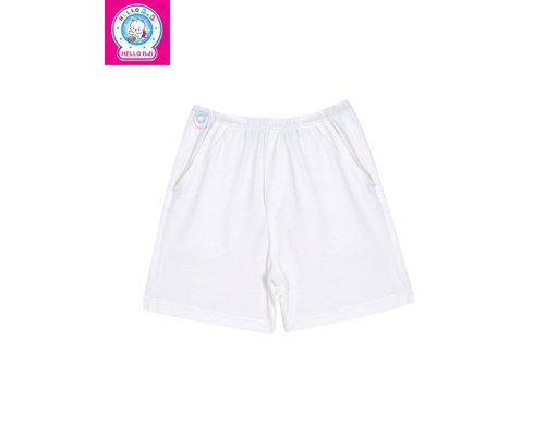Quần Short Có Túi Chất Liệu Bamboo QL0071 Cho Bé 36 Tháng Tuổi Màu Trắng HELLO BnB ảnh 2