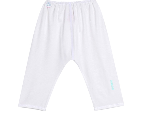 Quần Sơ Sinh Đáy Nem Dài Chất Liệu Bamboo QSS0064 Cho Bé 9 Tháng Tuổi Màu Trắng HELLO BnB ảnh 2