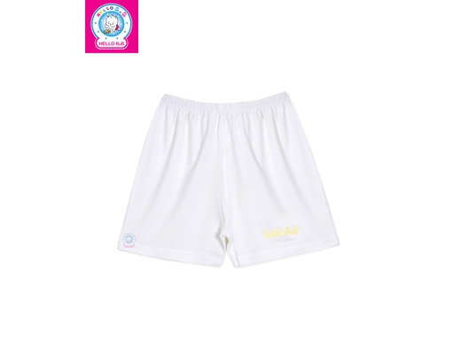 Quần Ngắn Chất Liệu Bamboo QL0067 Cho Bé 3 Tháng Tuổi Màu Trắng HELLO BnB ảnh 1