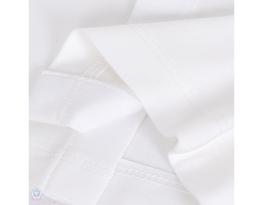 Áo Raplan TN Chất Liệu Bamboo AL0063 Cho Bé 12 Tháng Tuổi Màu Trắng HELLO BnB ảnh 4