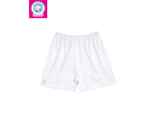 Quần Ngắn Chất Liệu Bamboo QL0067 Cho Bé 6 Tháng Tuổi Màu Trắng HELLO BnB ảnh 1