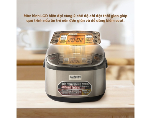 [Đặt Trước] Nồi Cơm Áp Suất IH NP-HRQ10-XT 1L Zojirushi ảnh 5