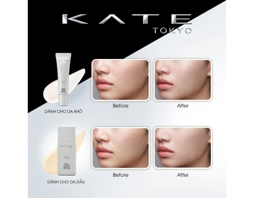 Kem Lót Trang Điểm Chống Nắng Cho Da Dầu Poreless Keeper For Oily Skin SPF50+ PA++++ 25ml KATE ảnh 4
