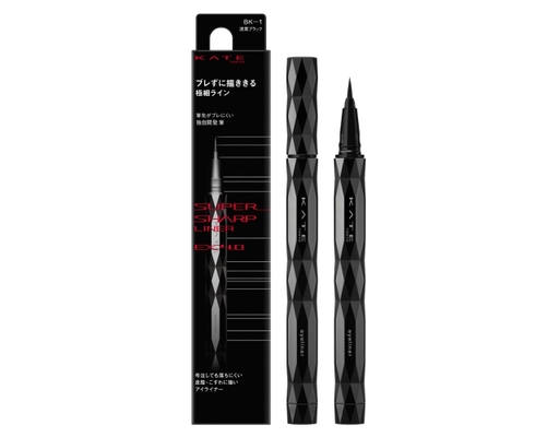 Bút Kẻ Mắt Nước Đầu Siêu Mảnh Bền Màu Chống Trôi Super Sharp Liner EX4.0 BK1 Màu Đen Tuyền 0.6ml KATE ảnh 0