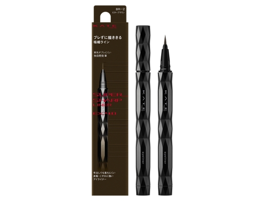 Bút Kẻ Mắt Nước Đầu Siêu Mảnh Bền Màu Chống Trôi Super Sharp Liner EX4.0 BR2 Màu Nâu Đậm 0.6ml KATE ảnh 0
