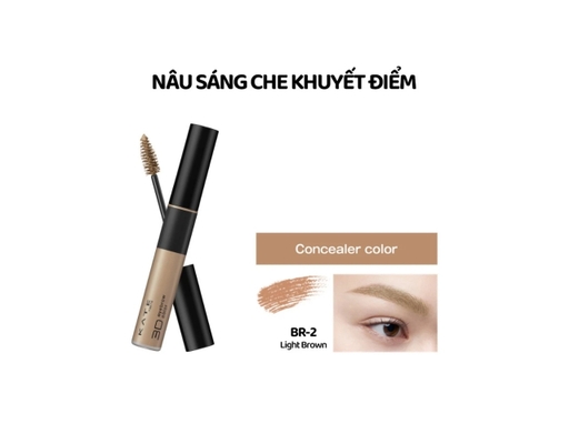 Mascara Lông Mày 3D Eyebrow Color Z BR2 Màu Nâu Sáng 6.3g KATE ảnh 1