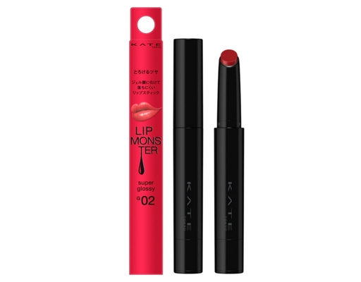 Son Bóng Đầu Vặn 1 Chiều Monster Super Glossy G02 Màu Hồng Nude 1.6g KATE ảnh 0