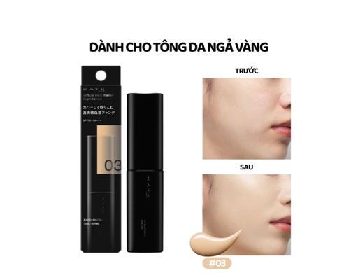 Kem Nền Nâng Tông Tự Nhiên Virtual Skin Maker Foundation Màu 03 Cho Da Ngả Vàng 25ml KATE ảnh 1