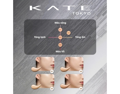 Kem Nền Nâng Tông Tự Nhiên Virtual Skin Maker Foundation Màu 03 Cho Da Ngả Vàng 25ml KATE ảnh 5