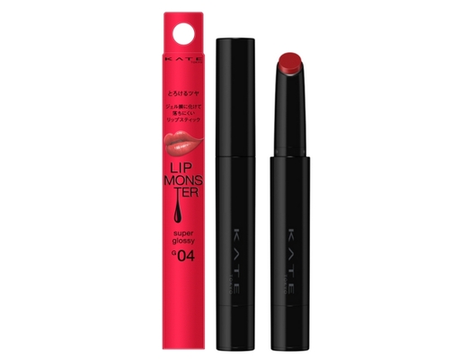 Son Bóng Đầu Vặn 1 Chiều Monster Super Glossy G04 Màu Đỏ Cam 1.6g KATE ảnh 0