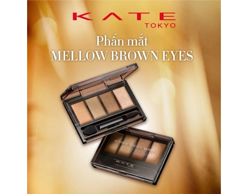 Phấn Mắt Tông Nâu Mellow Brown Eyes BR3 Màu Nâu Hạnh Nhân 4.2g KATE ảnh 2