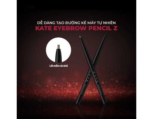 Chì Kẻ Mày Eyebrow Pencil Z BR5 Màu Nâu Tro 0.07g KATE ảnh 2