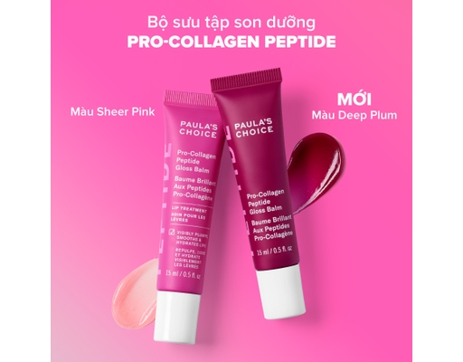 Son Dưỡng Căng Mọng Giảm Nếp Nhăn Pro-Collagen Peptide Gloss Balm 15ml Paula's Choice ảnh 3