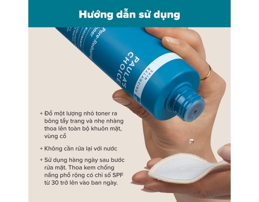 Nước Cân Bằng Độ Ẩm Thu Nhỏ Lỗ Chân Lông Skin Balancing Pore-Reducing Toner 190ml Paula's Choice ảnh 5