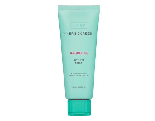 Kem Dưỡng Ẩm Làm Dịu Da Tràm Trà Rau Má Tea Tree Cica Soothing Cream Plus 100ml Bring Green ảnh 0