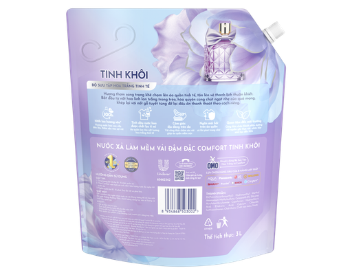 Nước Xả Vải Hương Hoa Trắng Tinh Khôi 3.6L Comfort ảnh 2