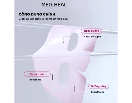 Mặt Nạ Cấp Ẩm, Nâng Cơ Hyper Collagen 35g Mediheal ảnh 1