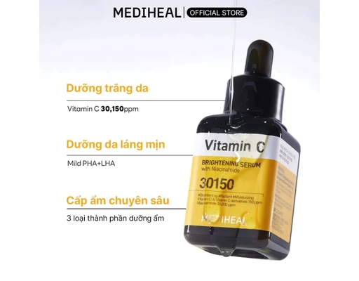 Tinh Chất Dưỡng Sáng, Mờ Thâm Vitamin C Brightening Serum With Niacinamide 40ml Mediheal ảnh 1