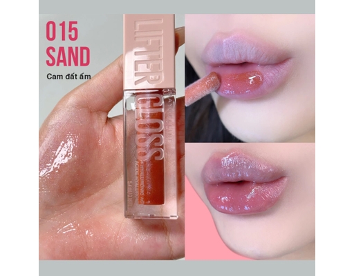 Son Bóng Lifter Gloss 5.4ml Màu #015 Sand/ Cam Đất Ấm MAYBELLINE ảnh 0