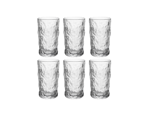 Bộ 6 Ly Thủy Tinh Solid Trắng Y6012 Dung Tích 305ml Tuyết Mai ảnh 0