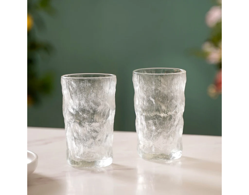 Bộ 6 Ly Thủy Tinh Solid Trắng Y6012 Dung Tích 305ml Tuyết Mai ảnh 4