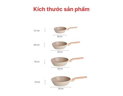 Chảo Sâu Chống Dính Đáy Từ Forged Prime 30cm Happy Cook ảnh 5