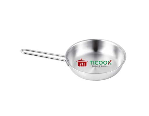 Chảo Inox 304 Ba Lớp Đáy Từ Size 16cm Ticook ảnh 0