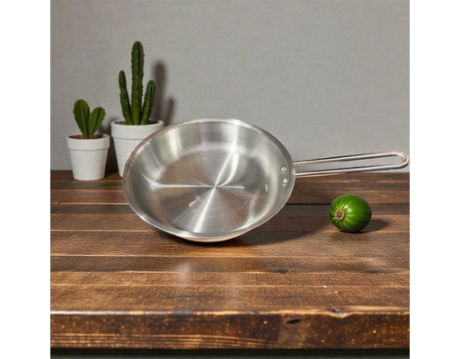 Chảo Inox 304 Ba Lớp Đáy Từ Size 16cm Ticook ảnh 1