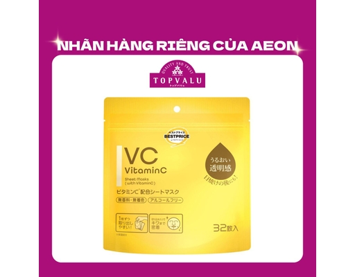 Mặt Nạ ChứaVitamin C - 32 Miếng TOPVALU ảnh 0