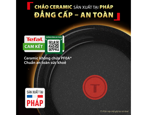 Chảo Chiên Ceramic Cao Cấp Fusion Core 20cm Tefal ảnh 3